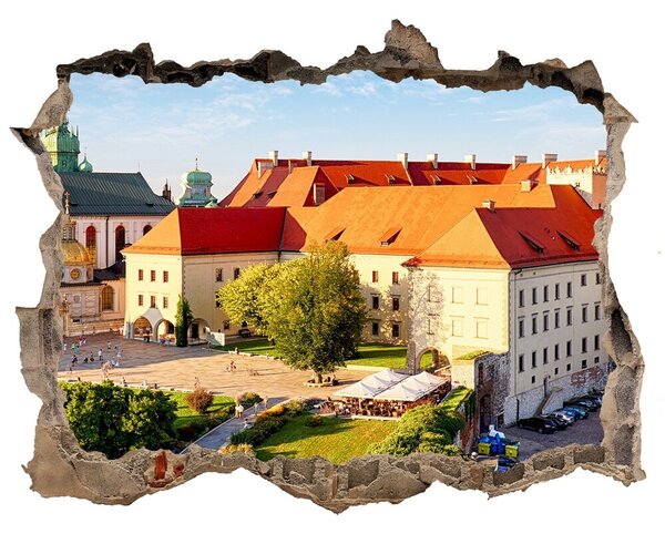 Fototapeta díra na zeď 3D Krakov Polsko nd-k-121793696