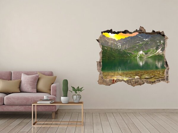 Díra 3D ve zdi nálepka Morské oko Tatry nd-k-123444571