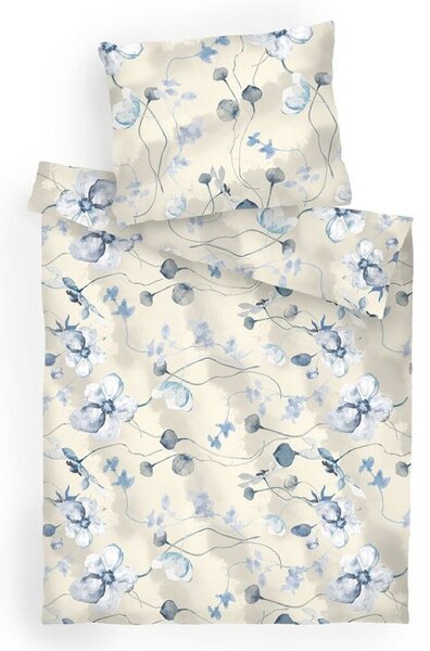 Povlečení bavlna Bloom elegance banán 140x200, 70x90 cm