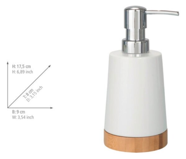 Dávkovač mýdla Wenko Bamboo, 330 ml