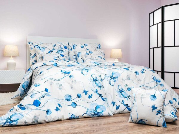 Povlečení bavlna Bloom elegance banán 140x200, 70x90 cm