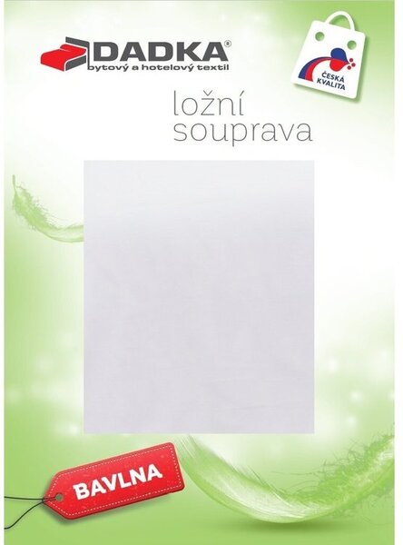 Povlečení bavlna bílá 140x200, 70x90 cm