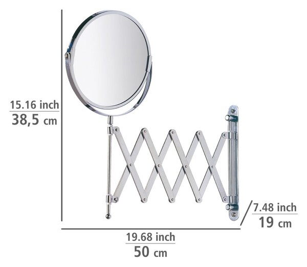 Kosmetické zvětšovací zrcadlo (3x) ø 17 cm Exclusive – Wenko