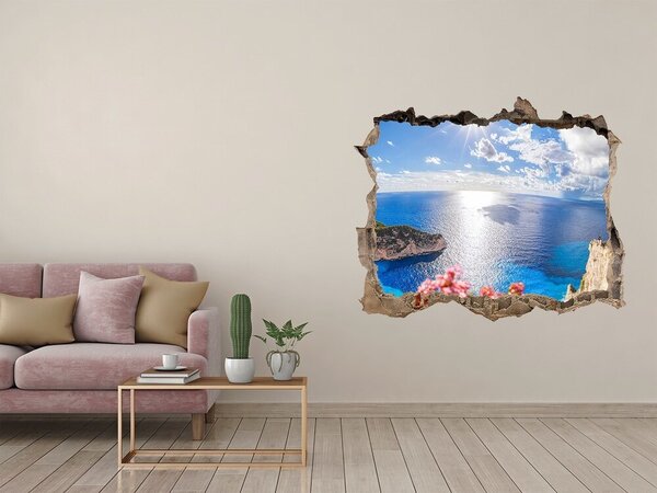 Díra 3D ve zdi nálepka Zakynthos Řecko nd-k-123899288