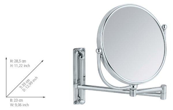Kosmetické zrcadlo ø 19 cm Deluxe – Wenko