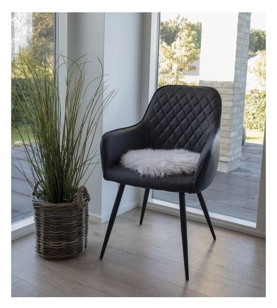 Bílá ovčí kožešina House Nordic Circle, ⌀ 35 cm