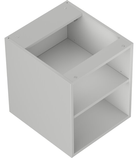 Mexen Box-A, otevřená skříňka s policí 40 cm, šedá matná, 91AX2-0400-470-0-62