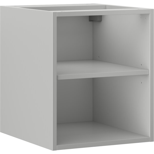 Mexen Box-A, otevřená skříňka s policí 40 cm, šedá matná, 91AX2-0400-470-0-62