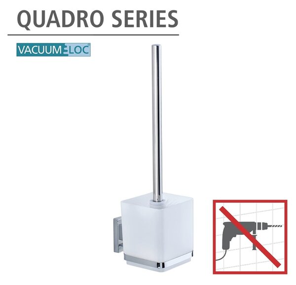 Samodržící držák na toaletní kartáč Wenko Vacuum-Loc, nosnost až 33 kg