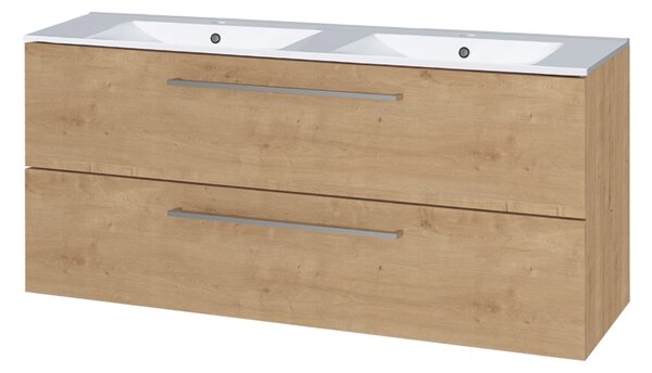 Mereo Mereo, Bino, koupelnová skříňka s keramickým umyvadlem 121 cm, CN623