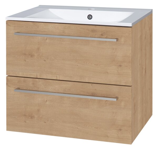 Mereo Mereo, Bino, koupelnová skříňka s keramickým umyvadlem 61 cm, CN620