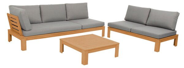ZAHRADNÍ SEDACÍ SOUPRAVA dřevo, textil Acamp - Online Only zahradní nábytek, Online Only