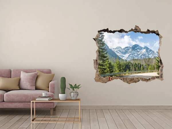 Díra 3D ve zdi nálepka Cesta Tatry nd-k-129408685