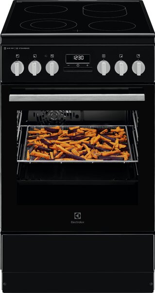 Electrolux Sklokeramický sporák s parní funkcí SteamBake LKR564275K
