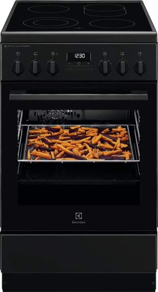 Electrolux Sklokeramický sporák s parní funkcí SteamBake LKR564277K