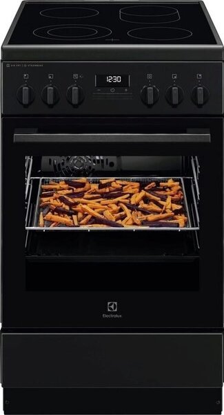Electrolux Sklokeramický sporák s parní funkcí SteamBake LKR564277K
