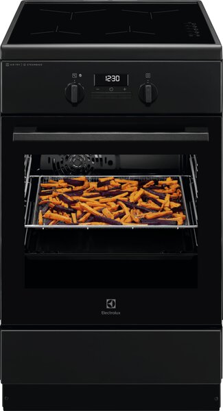 Electrolux Indukční sporák s parní funkcí SteamBake LKI564267K