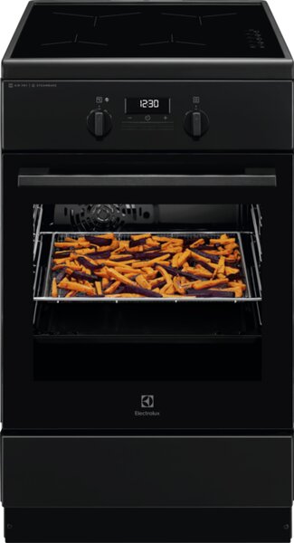 Electrolux Indukční sporák s parní funkcí SteamBake LKI564267K