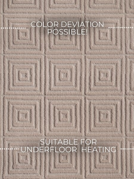 ELLE Decoration, Běhoun Perles 106183 Cream Beige z kolekce Elle, 80x240, béžová, ložnice