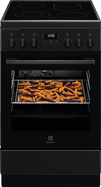Electrolux Sklokeramický sporák s parní funkcí SteamBake LKR564277K