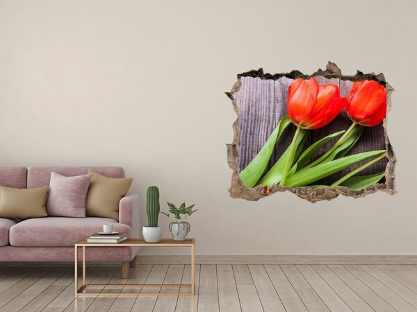 Samolepící nálepka Červené tulipány nd-k-137777387