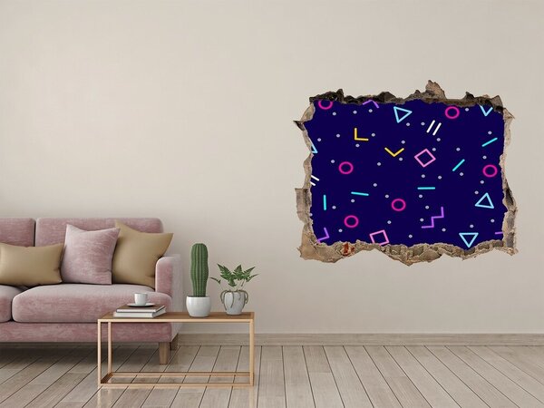 Fototapeta díra na zeď Gemetrické pozadí nd-k-138063169