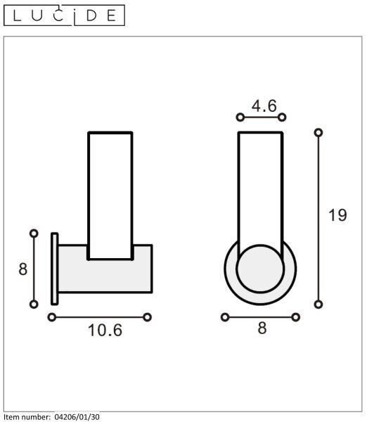 Lucide 04206/01/30 nástěnné svítidlo Jayla 1x33W | G9 | IP44 - do koupelny
