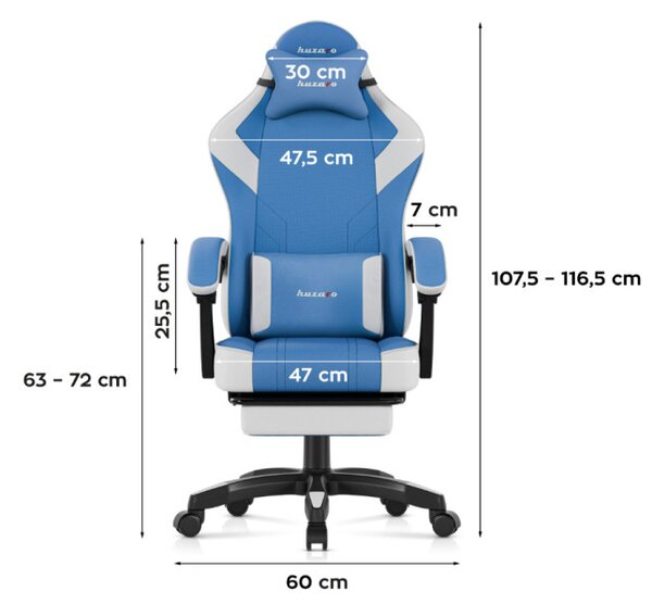 Herní židle Force 3.7 Blue