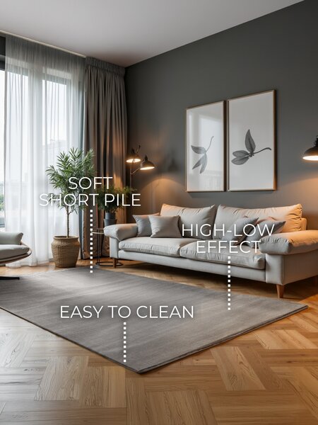 ELLE Decoration, Kusový koberec Perles 106186 Cream Grey z kolekce Elle, 120x170, šedá, ložnice