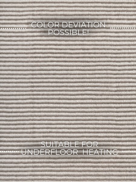 ELLE Decoration, Běhoun Perles 106186 Cream Grey z kolekce Elle, 80x240, šedá, ložnice