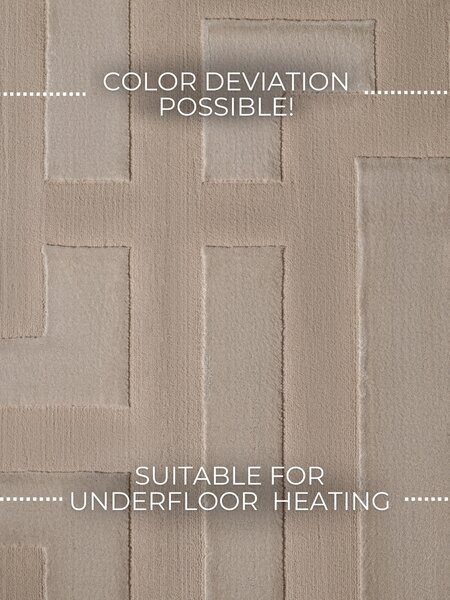 ELLE Decoration, Běhoun Perles 106189 Beige Cream z kolekce Elle, 80x240, béžová, ložnice