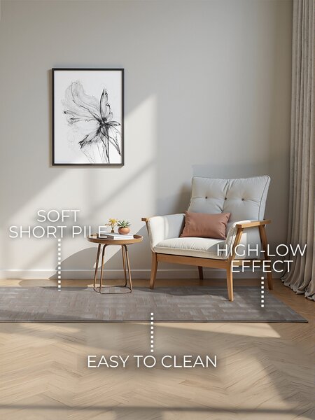 ELLE Decoration, Běhoun Perles 106189 Beige Cream z kolekce Elle, 80x240, béžová, ložnice