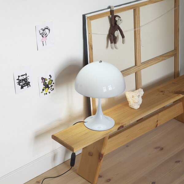 Stolní lampa Panthella 250 Opal "Pale Blue" Louis Poulsen