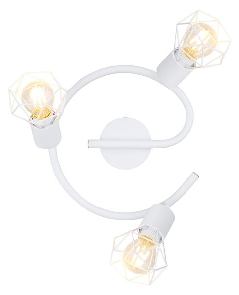Globo 54802W-3 přisazené stropní svítidlo Xara 3x40W | E14 - bílá