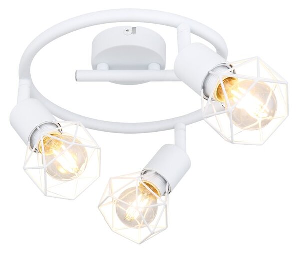 Globo 54802W-3 přisazené stropní svítidlo Xara 3x40W | E14 - bílá