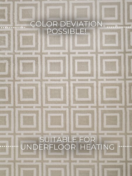 ELLE Decoration, Kusový koberec Perles 106191 Cream z kolekce Elle, 120x170, béžová, ložnice