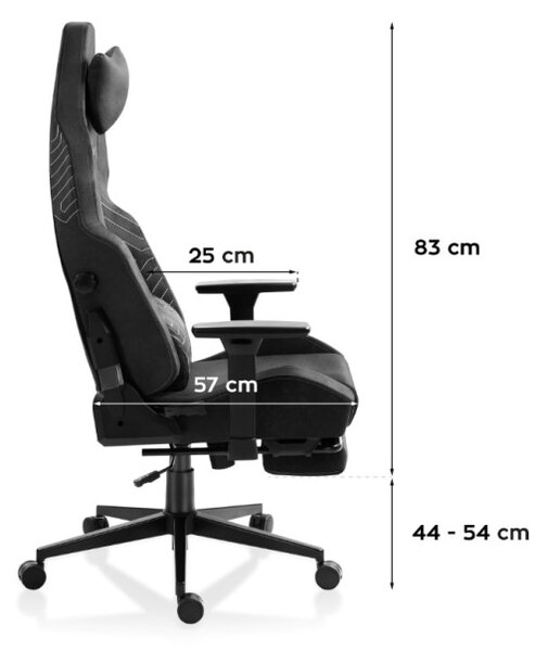 Herní židle Force 8.1 Black