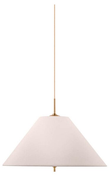Závěsná svítidlo Globen Lighting, IRIS, stmívatelné, Béžová, Obývací pokoj, Tkanina / Textil, Vintage