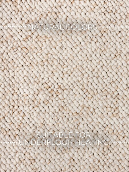ELLE Decoration, Kusový koberec Wolly Ultra 106228 Cream z kolekce Elle, 80x150, bílá, ložnice
