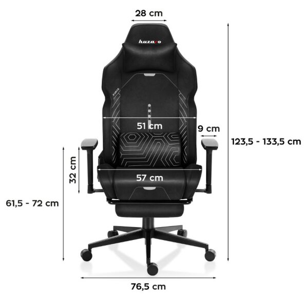 Herní židle Force 8.1 Black