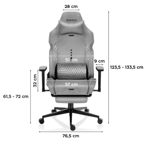 Herní židle Force 8.1 Grey