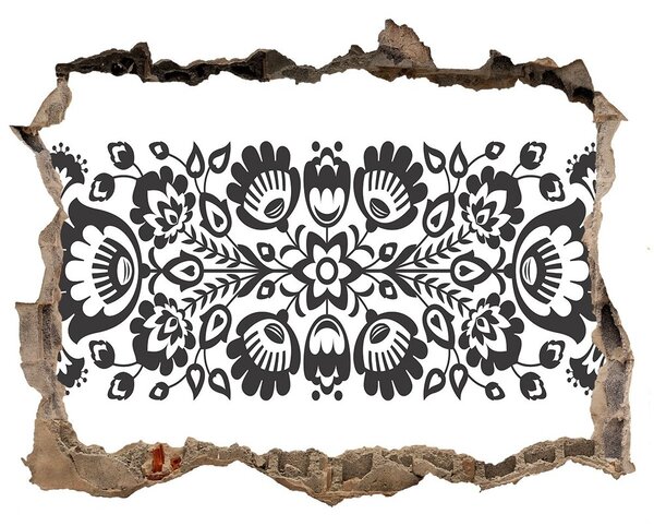 Díra 3D fototapeta nálepka Lidové květiny nd-k-166185124