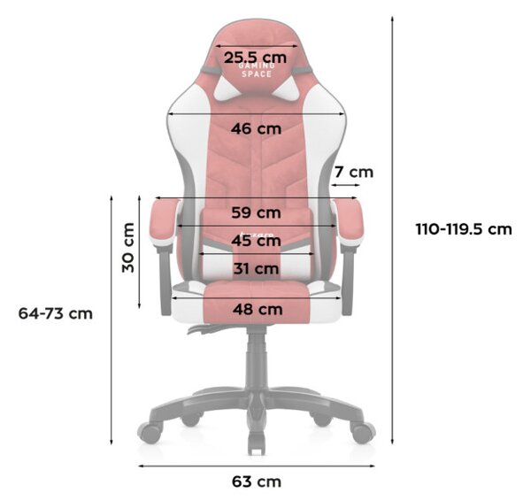 Herní židle Force 2.7 Red