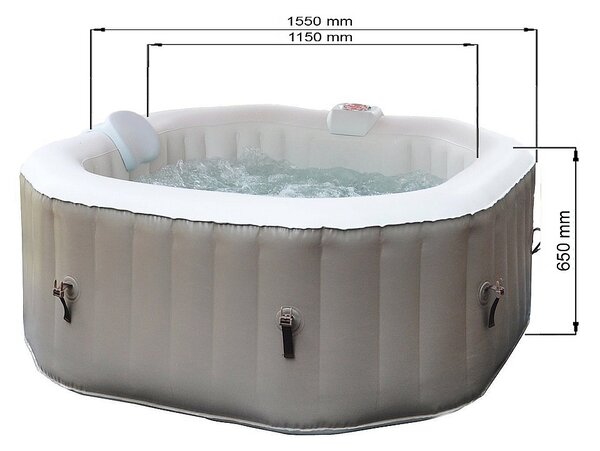 Belatrix Mobilní vířivka Belatrix LUXURY 125 (600 l)