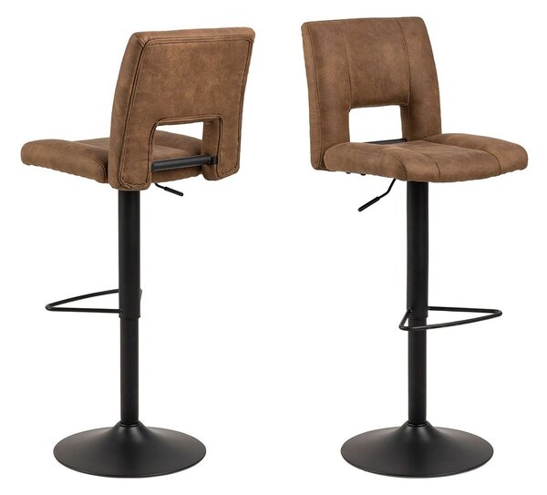 Barová židle Sylvia − hnědá 115 × 41,5 × 52 cm ACTONA