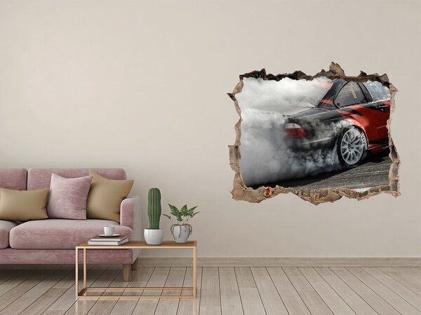 Foto fotografie díra na zeď Dráha po driftu nd-k-180219520