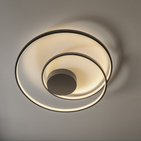 Ideal lux 365060 LED přisazené stropní svítidlo OZ | 52W integrovaný LED zdroj | 2880lm | 3000K | bronz