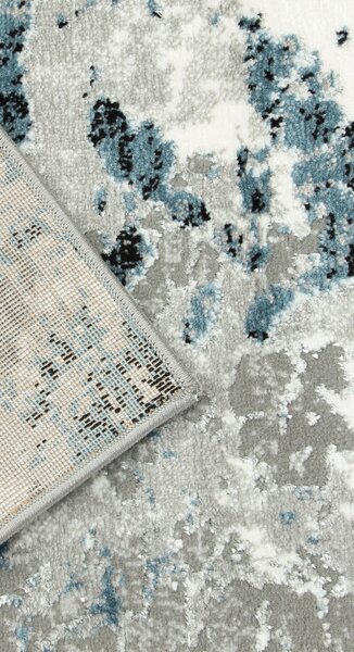 Koberec HOME NP142A GREY / BLUE HERMES