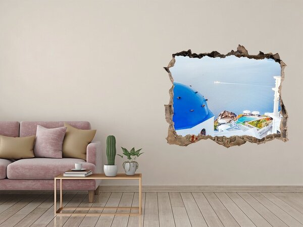 Fototapeta díra na zeď 3D Santorini Řecko nd-k-183531188