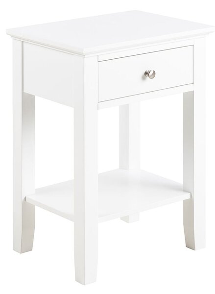 ACTONA Noční stolek Linnea − bílá 62,8 × 45 × 34 cm